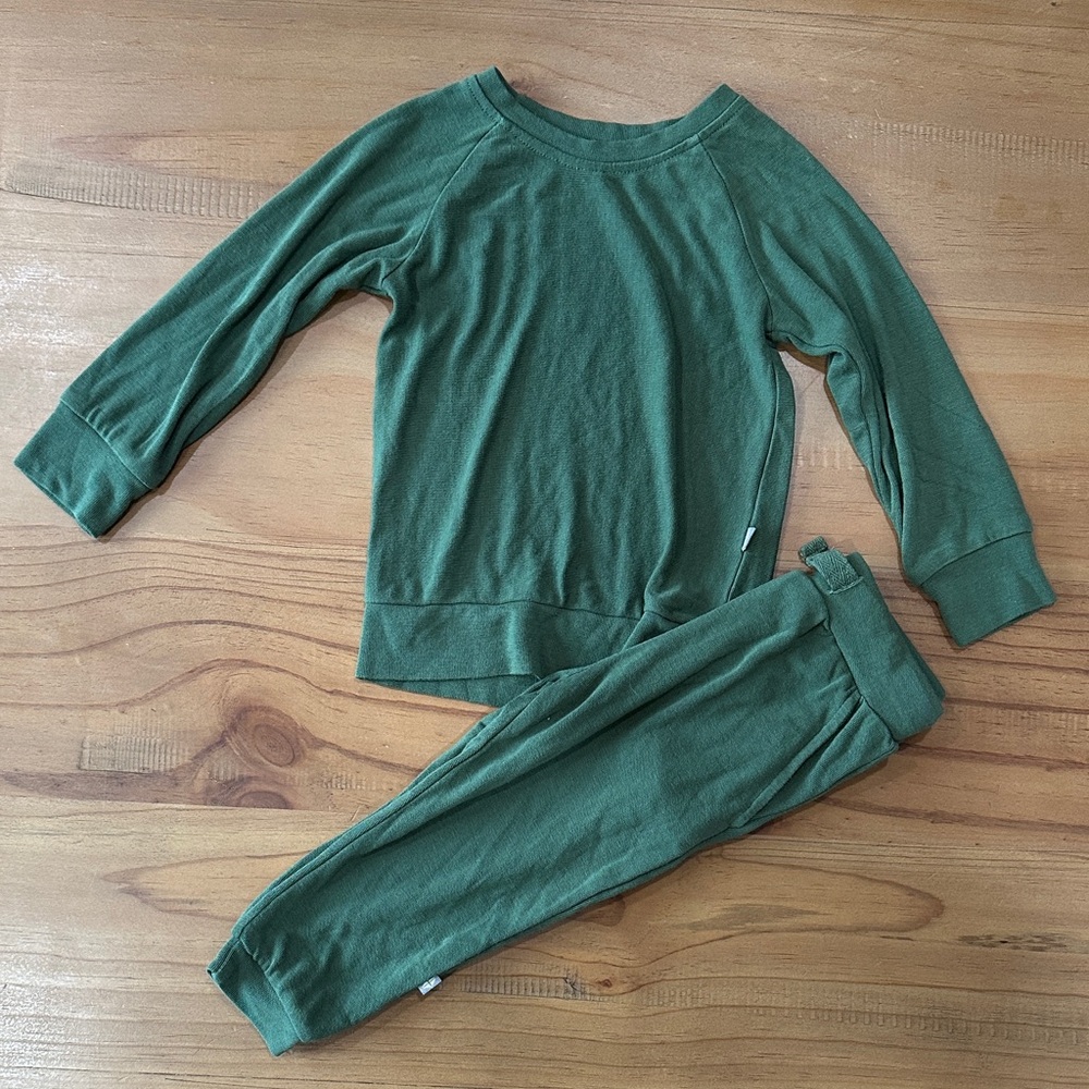 Kyte BABY Forest Green Jogger Set